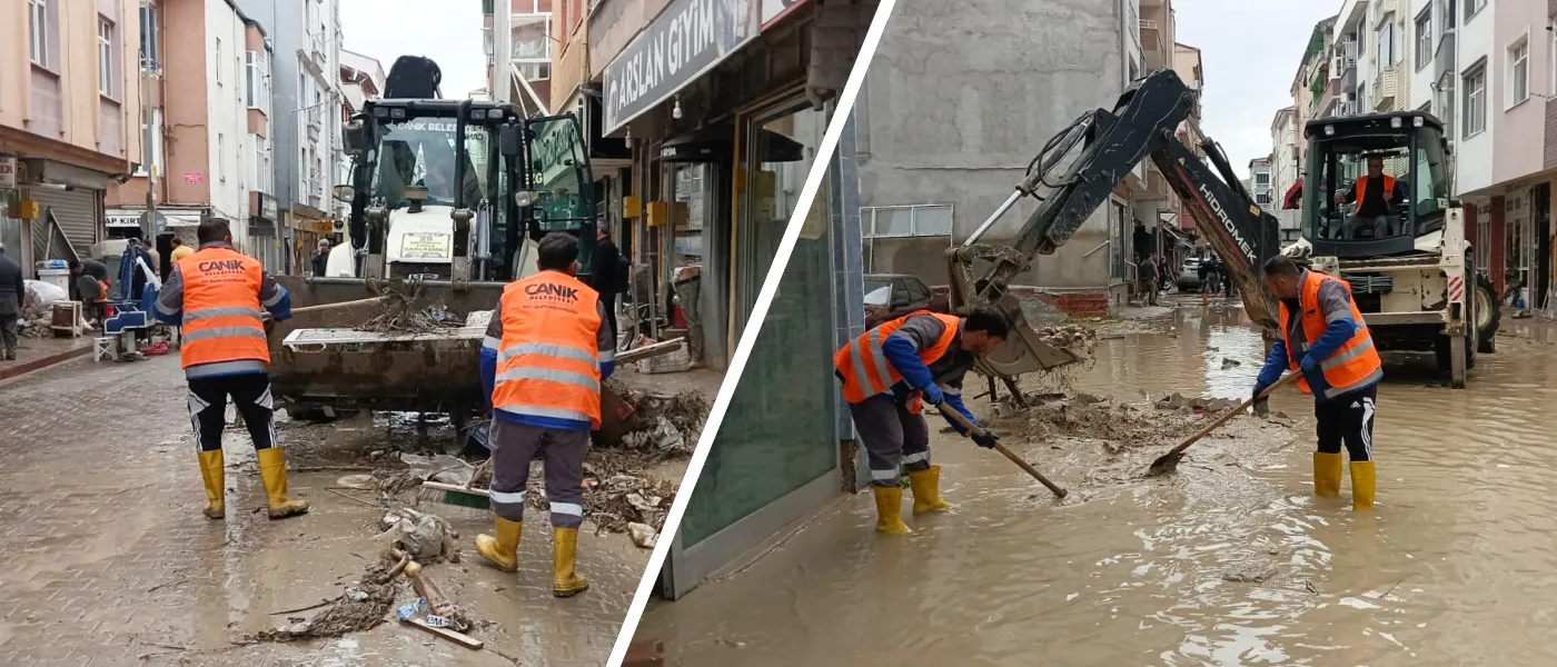 Canik Belediyesi'nden Havza'ya Yardım Eli