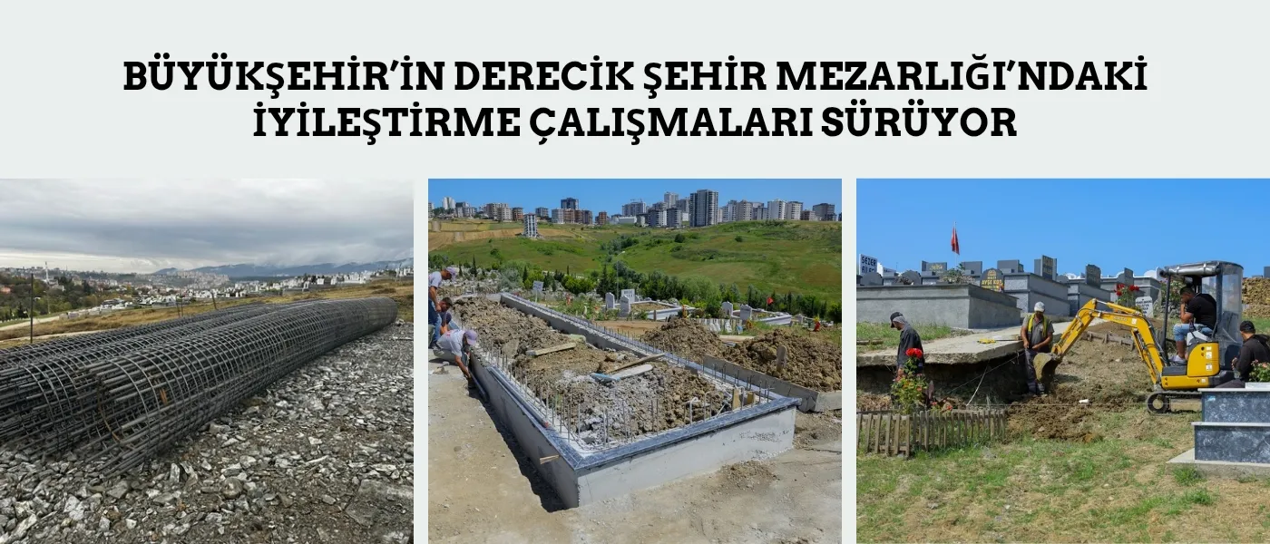 Derecik'te Mezarlık Yenileniyor