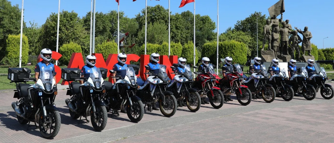 Motosikletli Zabıta Görevde