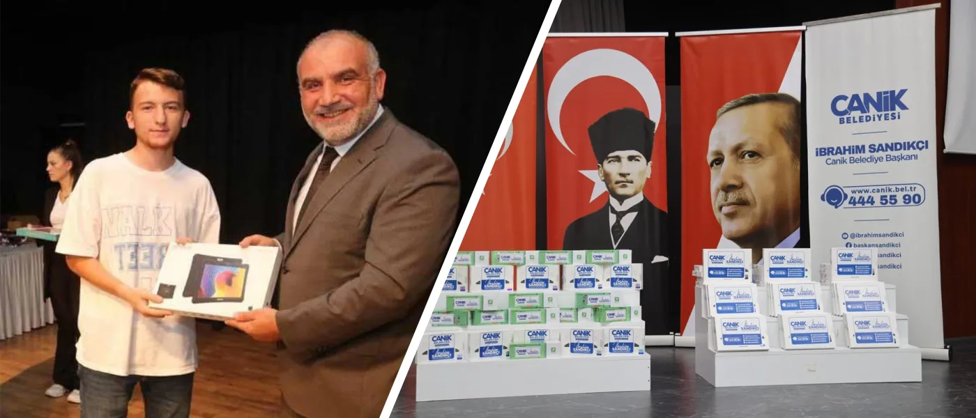 Canik Belediyesi’nden YKS ve LGS Şampiyonlarına Ödül Yağmuru